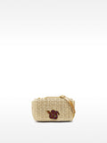 Bolso De Hombro De Efecto Rafia