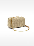Bolso De Hombro De Efecto Rafia