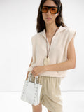 Bolso Tote Con Tachuelas