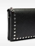 Bolso Bandolera Doble Con Tachuelas