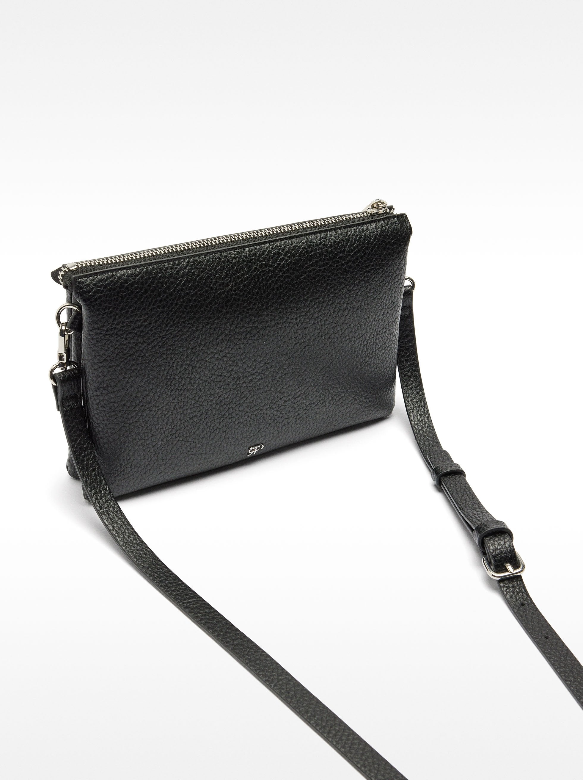 Bolso Bandolera Doble Con Tachuelas