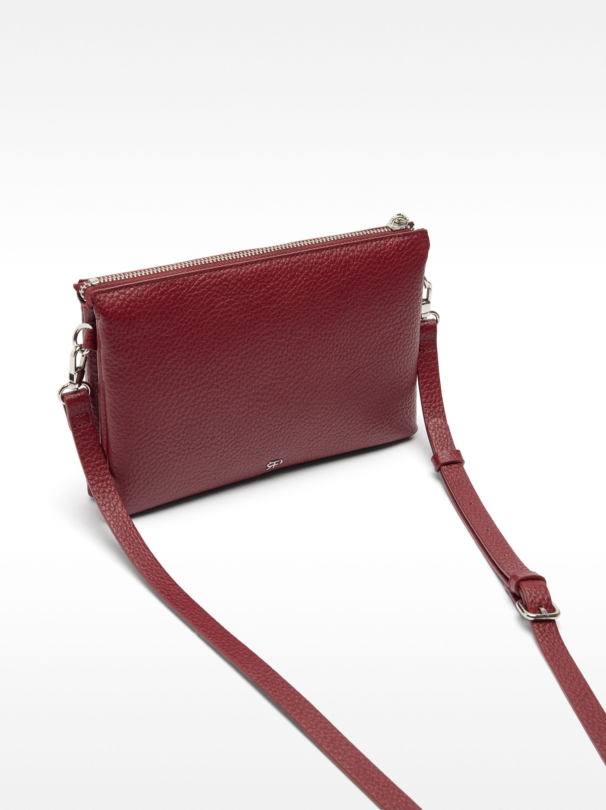 Bolso Bandolera Doble Con Tachuelas