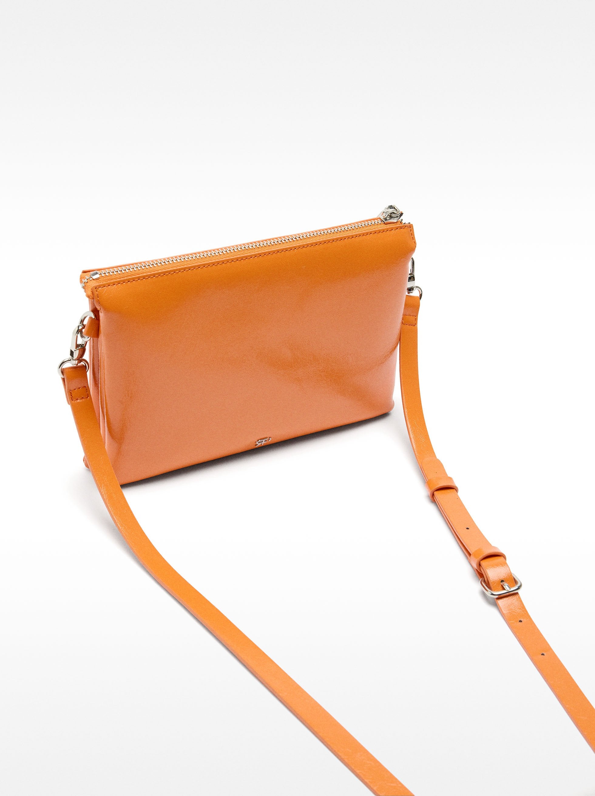 Bolso Bandolera Doble Con Tachuelas