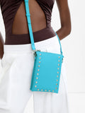 Bolso Bandolera Doble Con Tachuelas