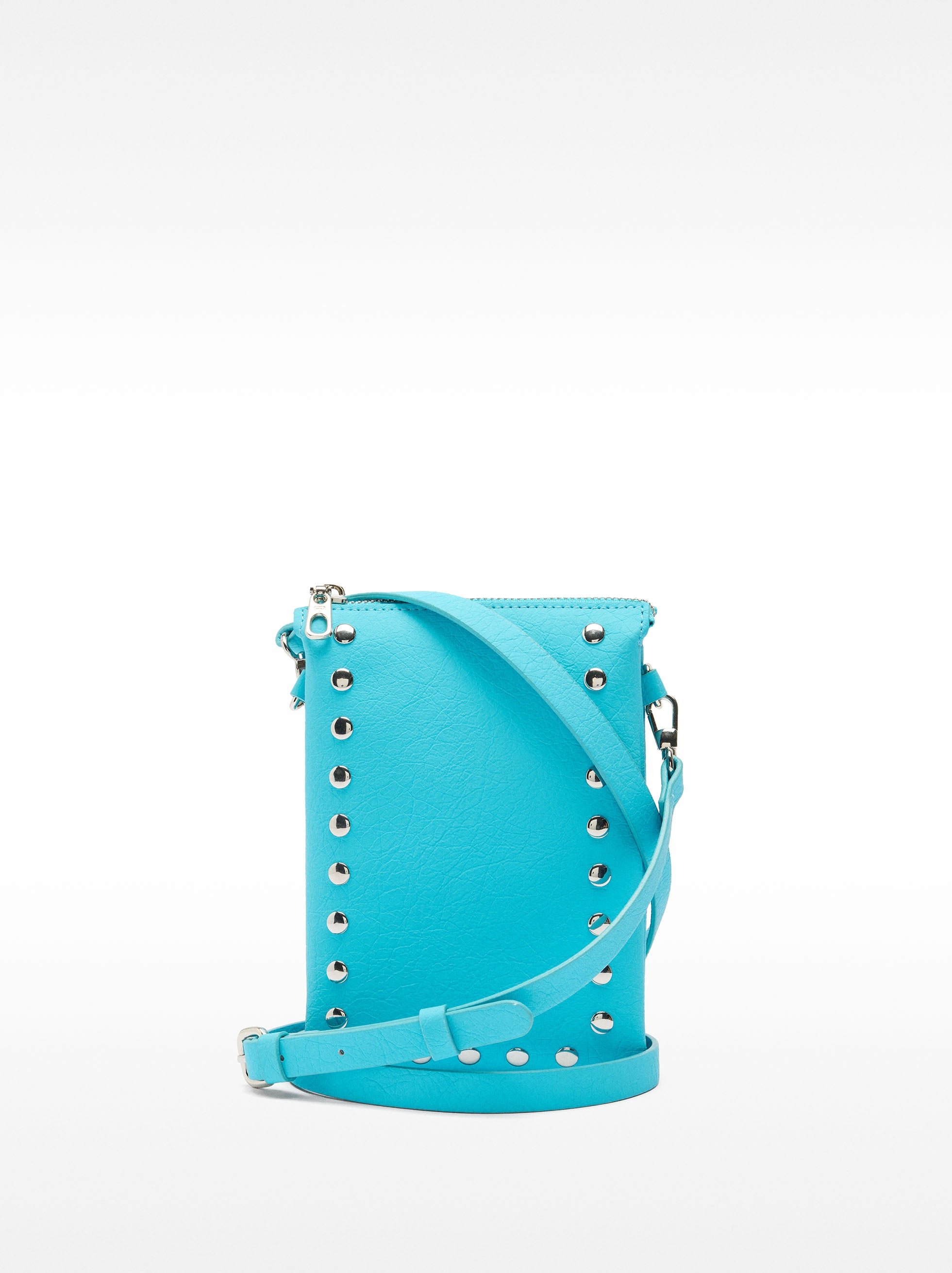 Bolso Bandolera Doble Con Tachuelas