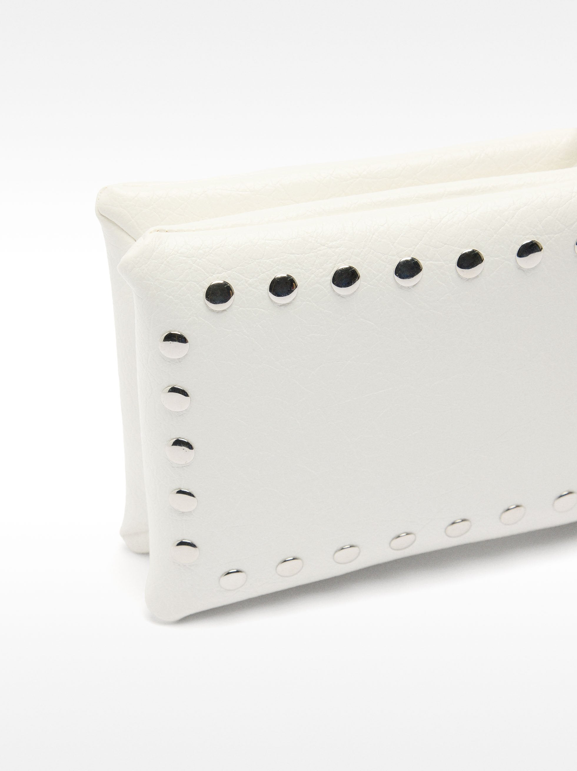 Bolso Bandolera Doble Con Tachuelas