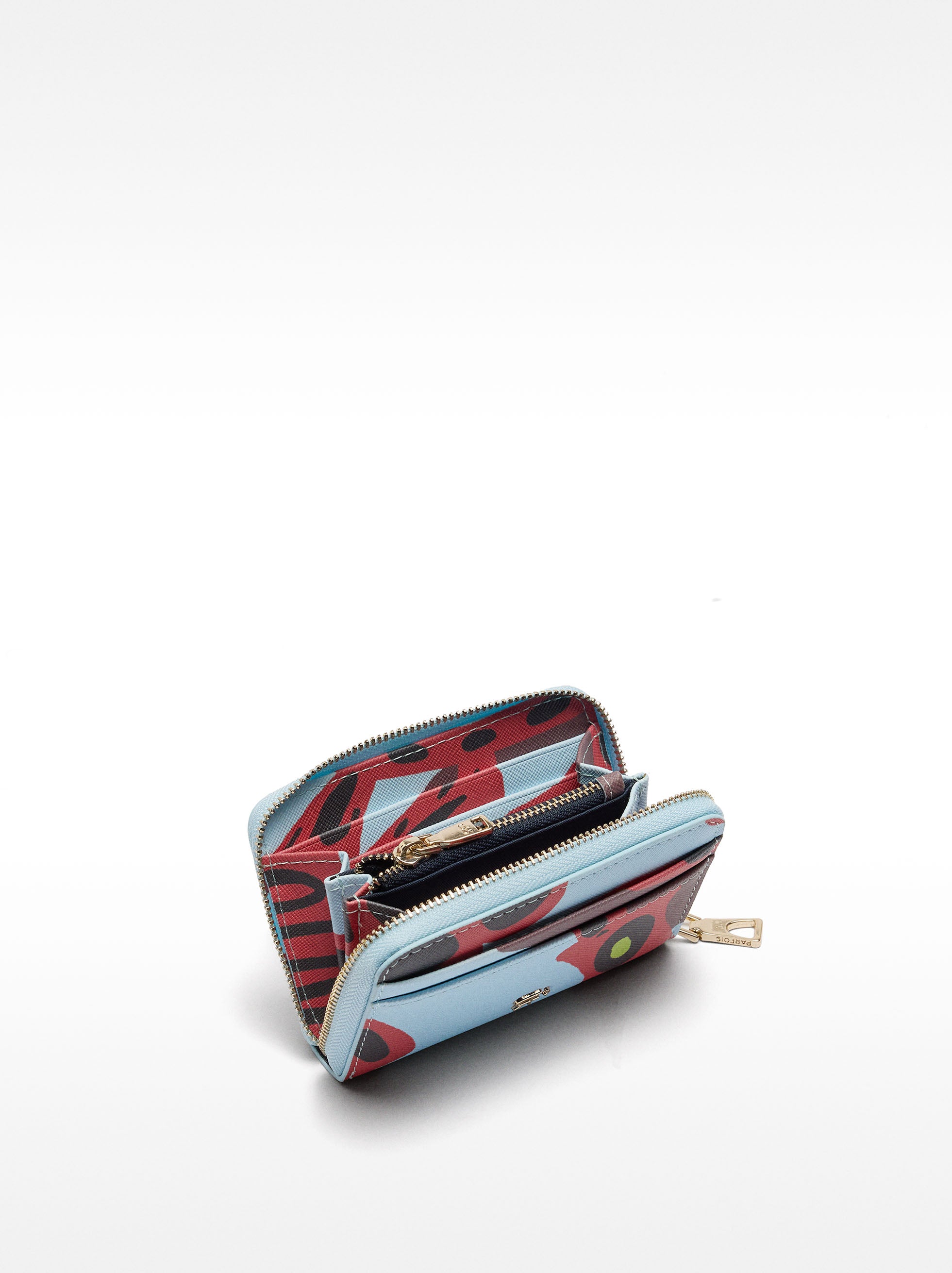 Cartera Estampada Con Textura