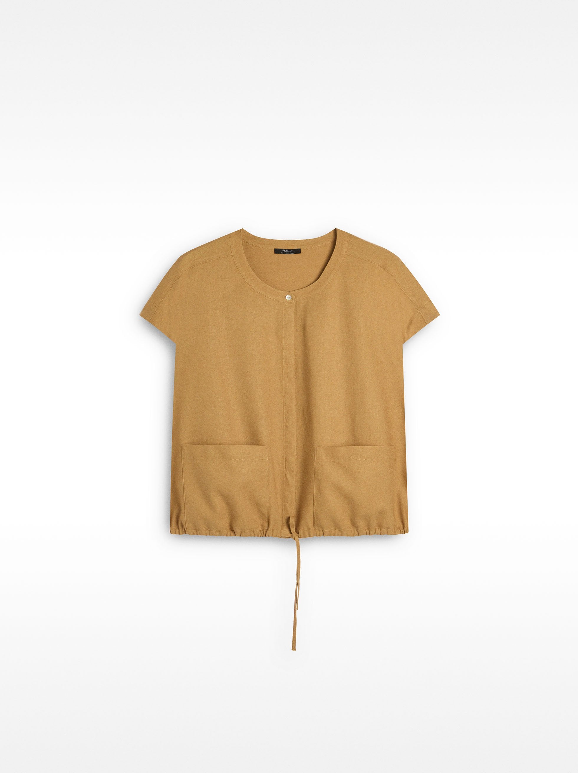Camisa Manga Corta De Lino