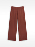 Pantalón Recto Con Lino