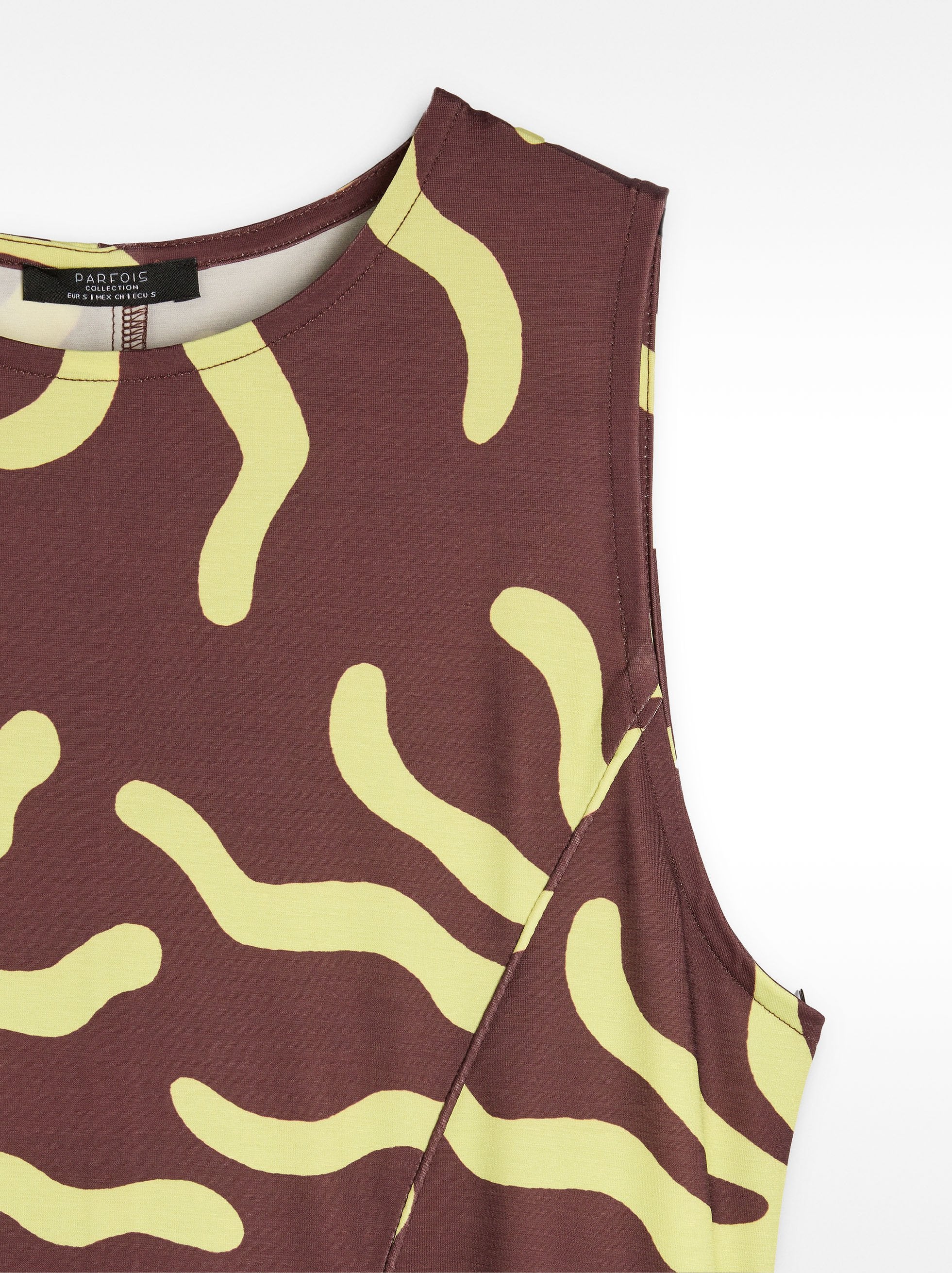Vestido Largo Con Estampado
