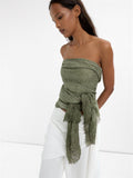 Pashmina Con Flecos