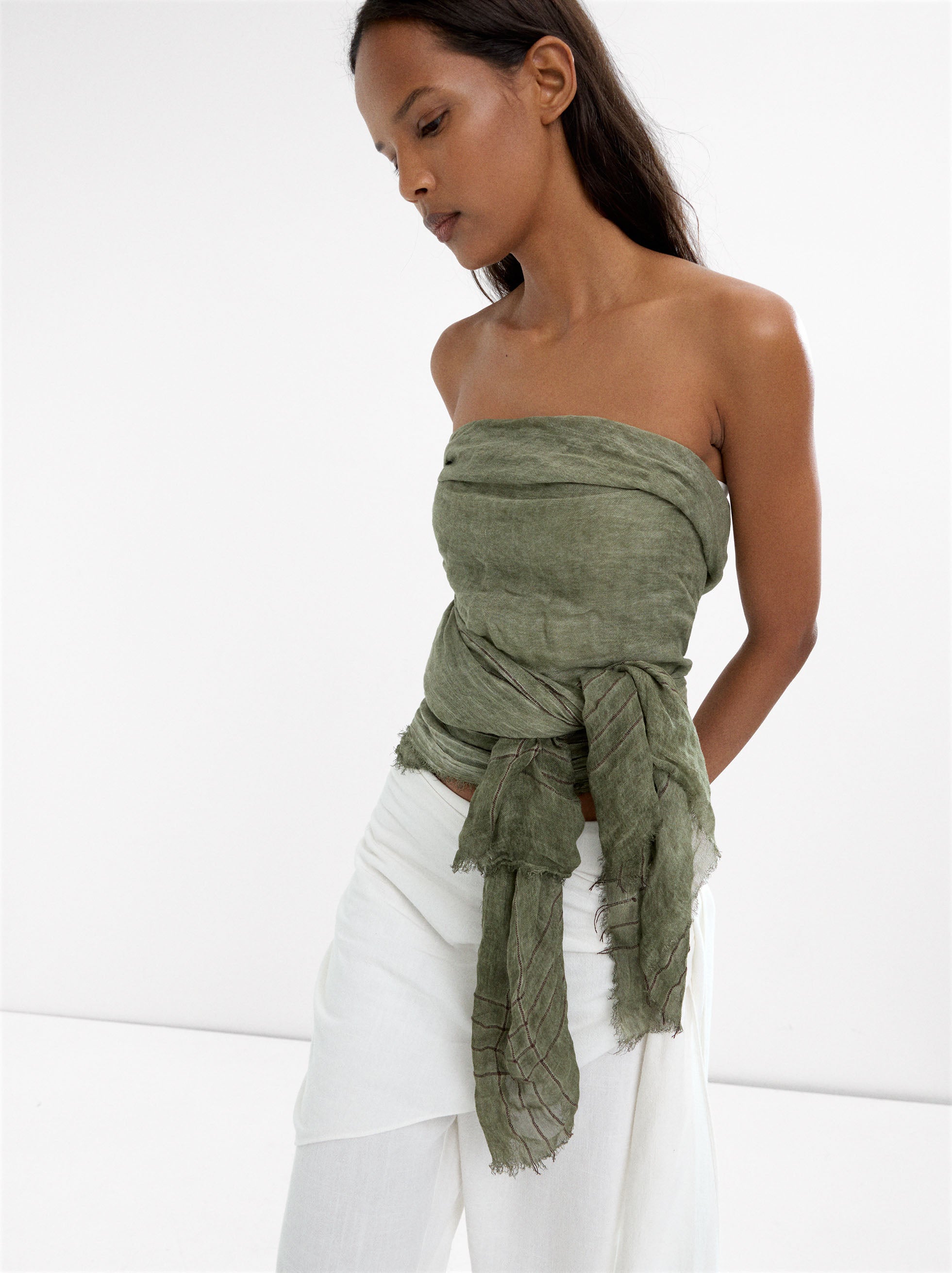Pashmina Con Flecos