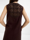 Vestido De Algodón Y Lino