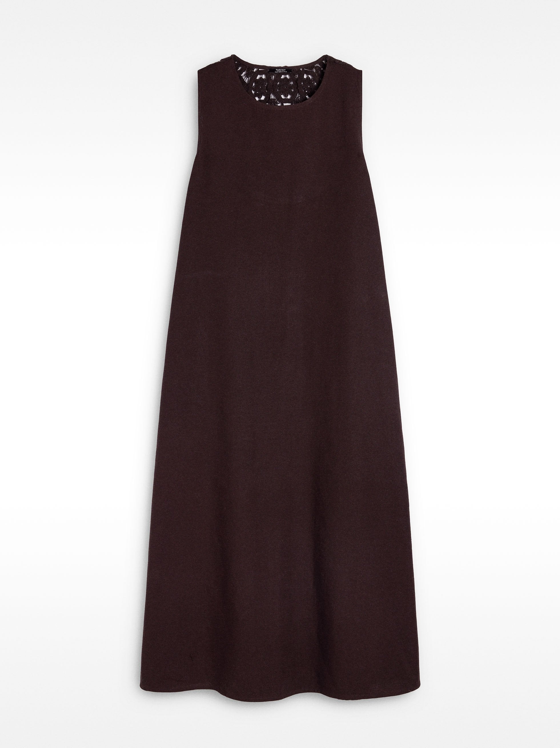 Vestido De Algodón Y Lino