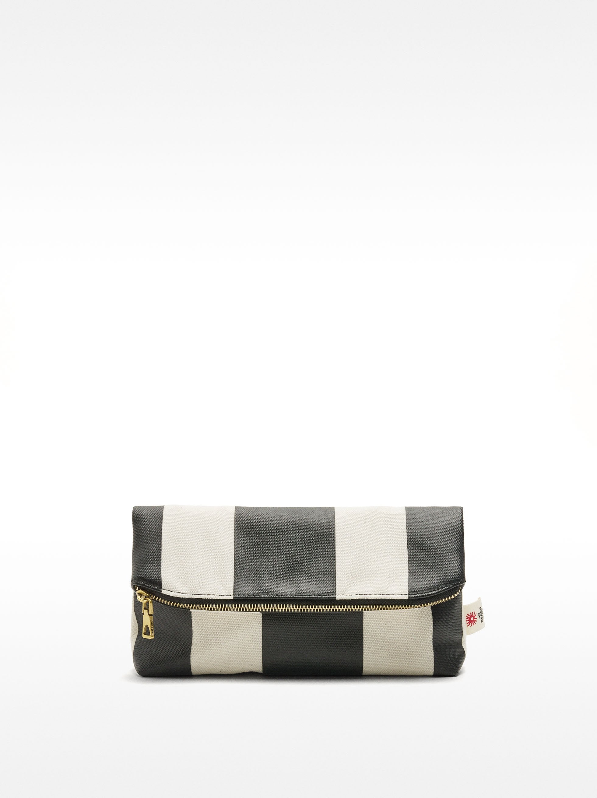 Bolso Multiusos A Rayas Con Solapa