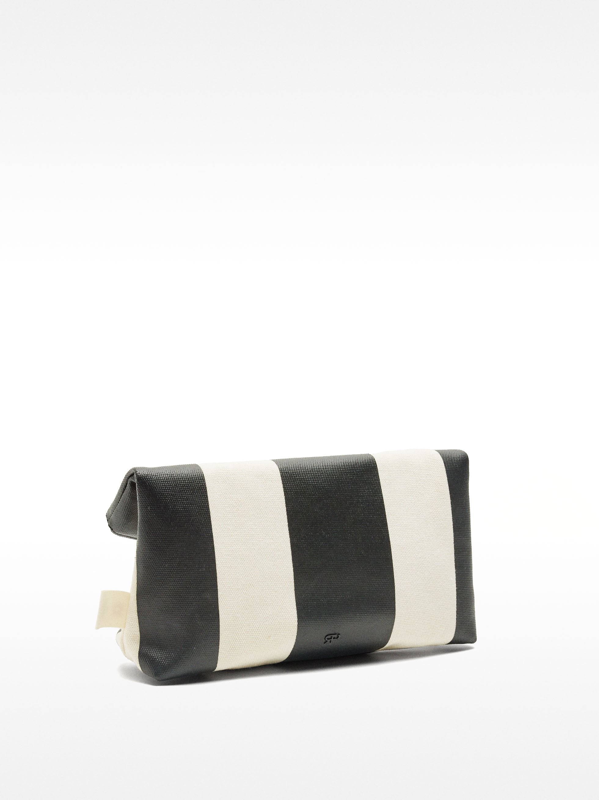 Bolso Multiusos A Rayas Con Solapa