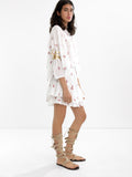 Blusa Con Bordado De 100% Algodón