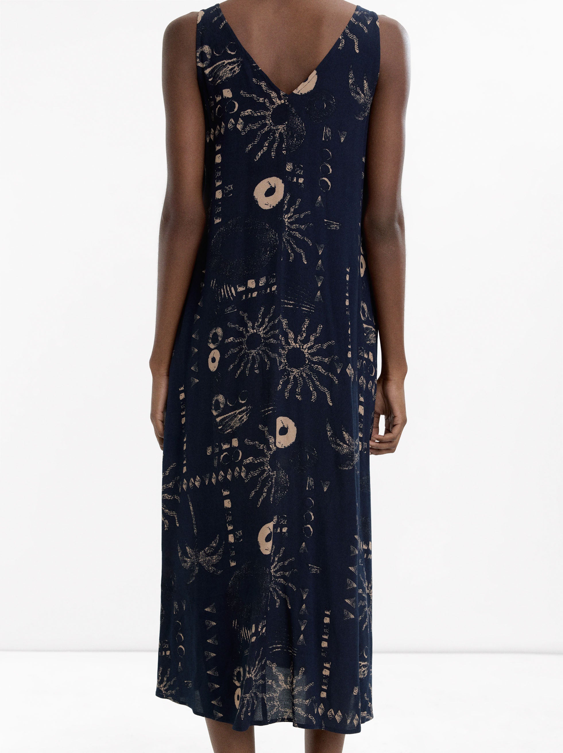 Vestido Midi Estampado
