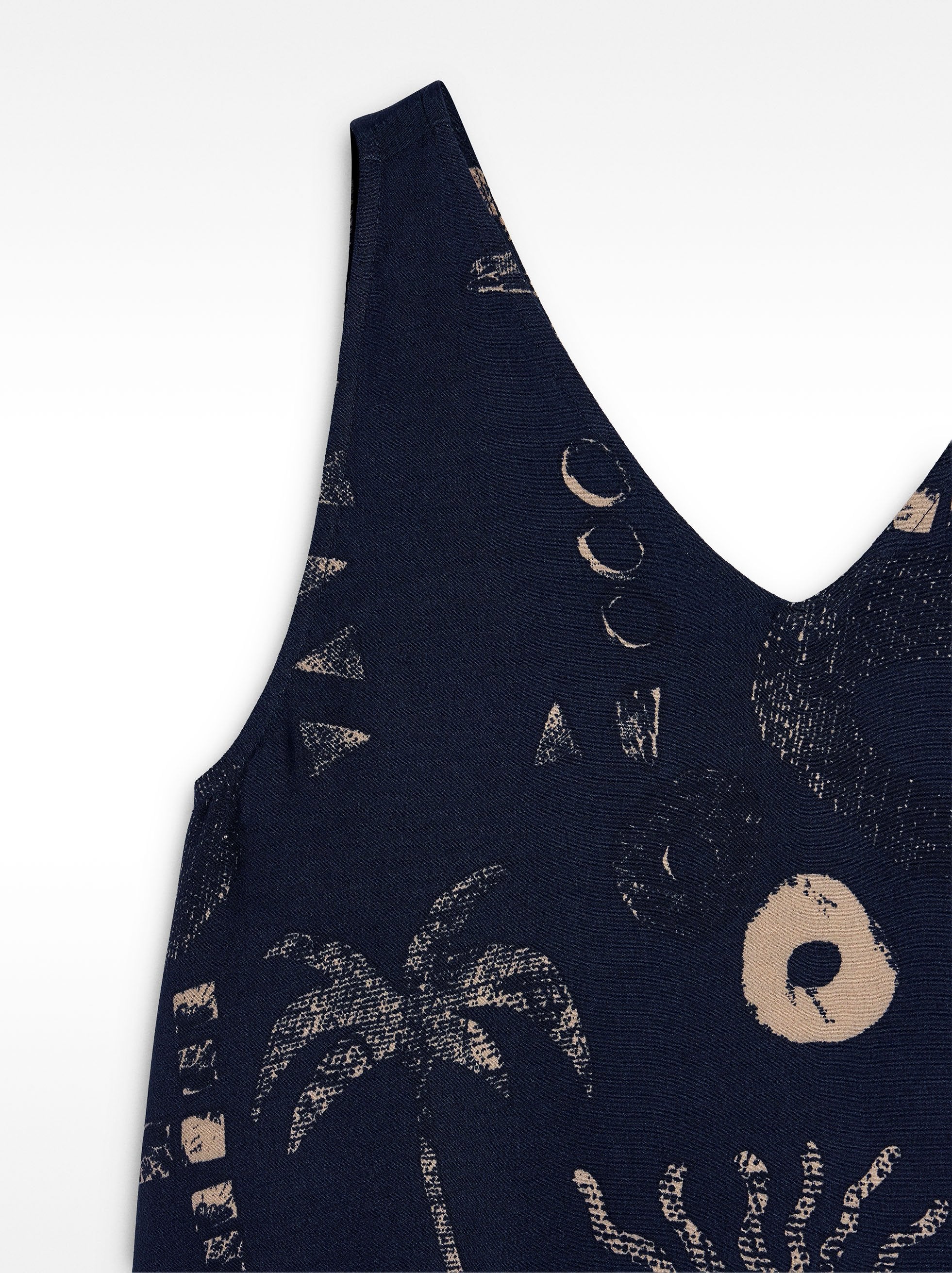Vestido Midi Estampado