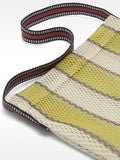 Bolso De Hombro De Rejilla Con Rayas