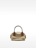 Bolso Tote Efecto Rafia Con Bandolera S