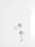 Top Con Flores De Abalorios