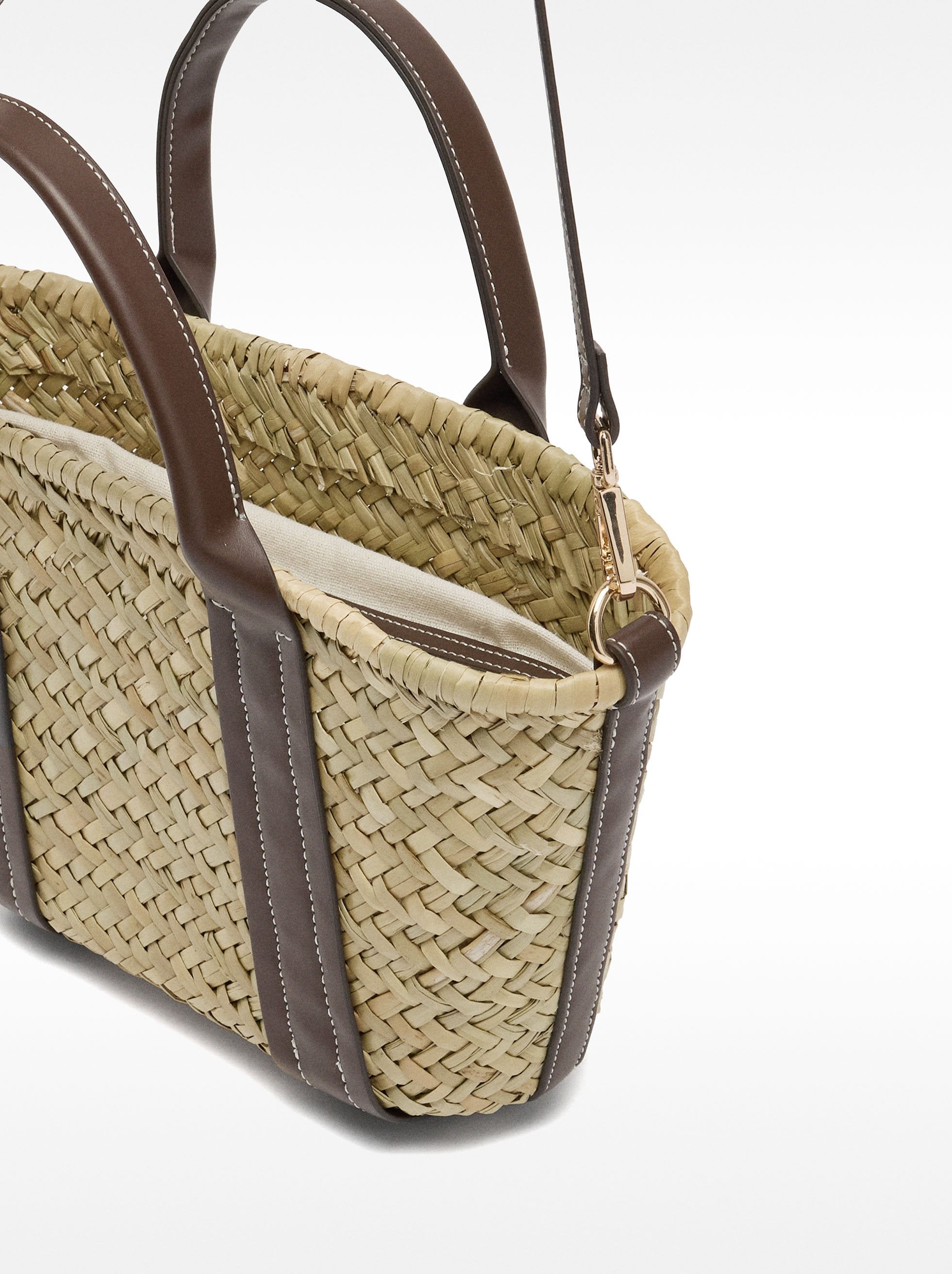 Bolso Tote De Rafia