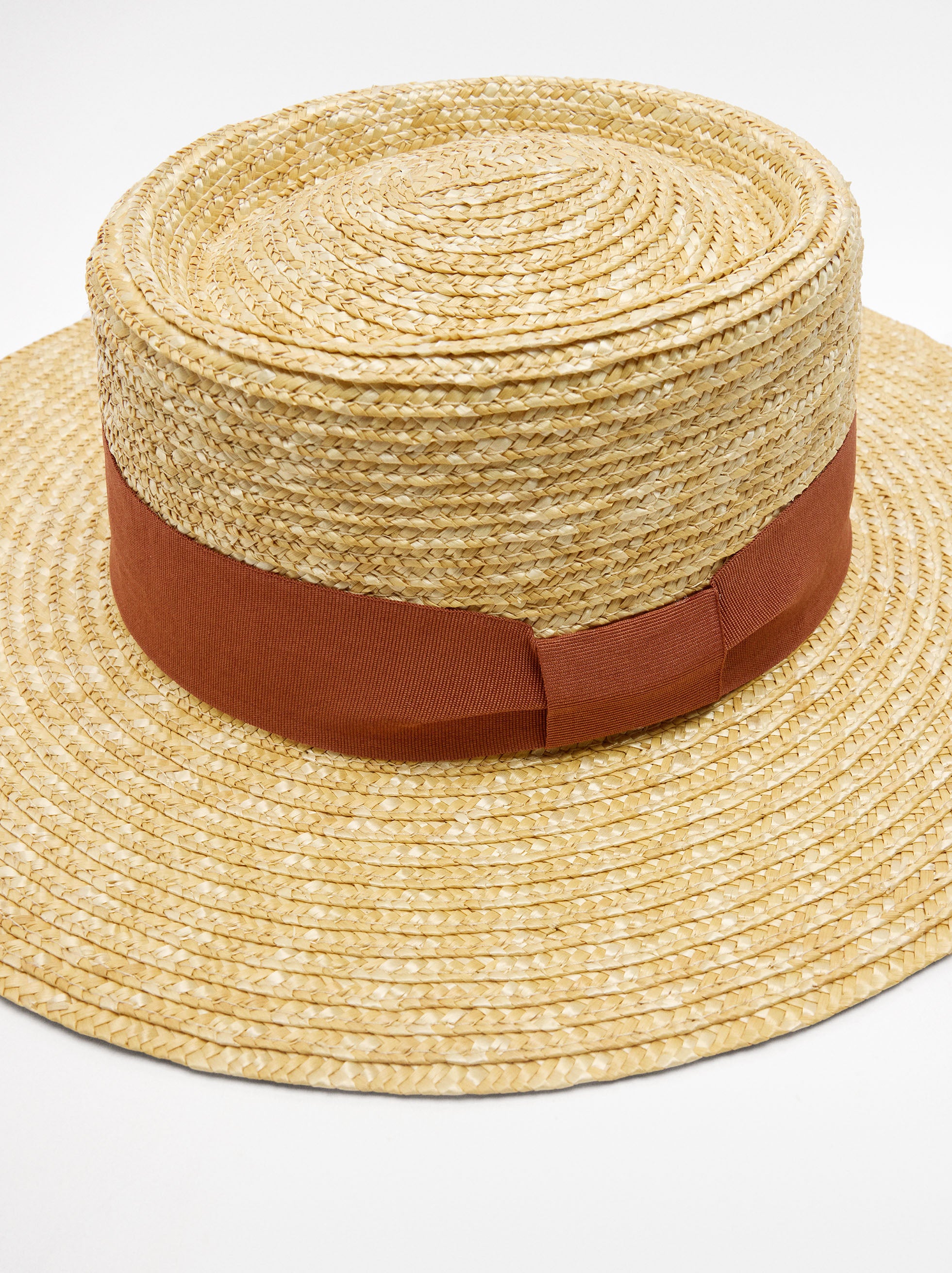 Sombrero De Paja Con Cinta