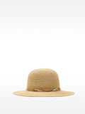 Sombrero Efecto Rafia Con Cinta