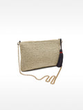 Bolso De Mano De Efecto Rafia Con Estampado Étnico