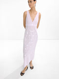 Vestido De Algodón Con Bordados