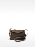 Bolso Bandolera De Efecto Rafia Con Solapa