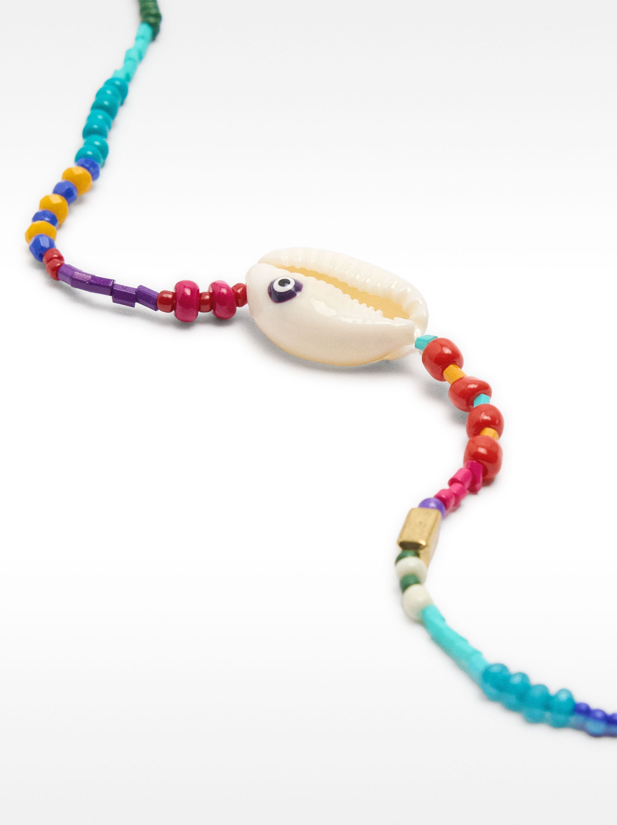 Tobillera Multicolor Con Concha
