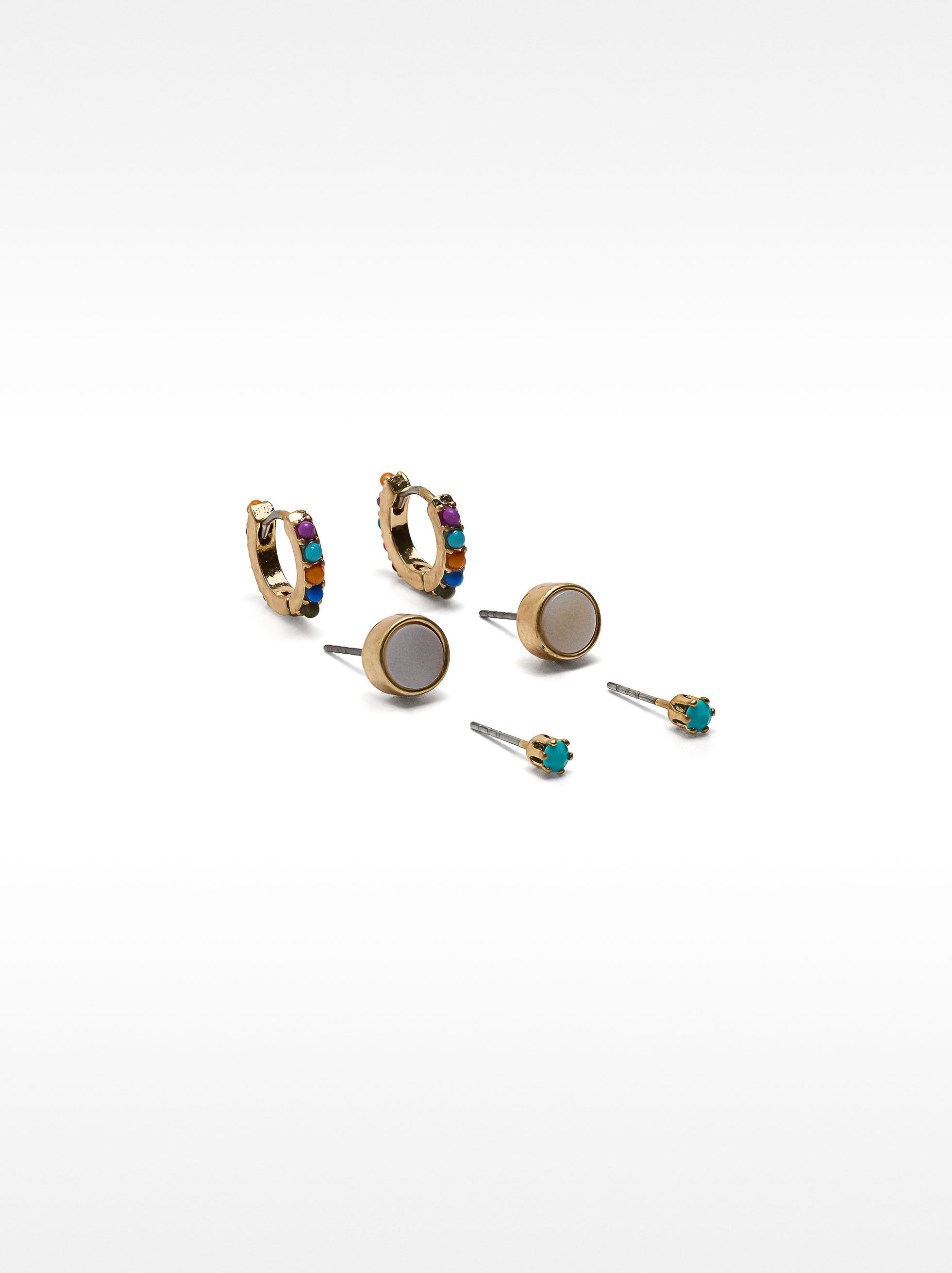 Set De Pendientes Con Concha