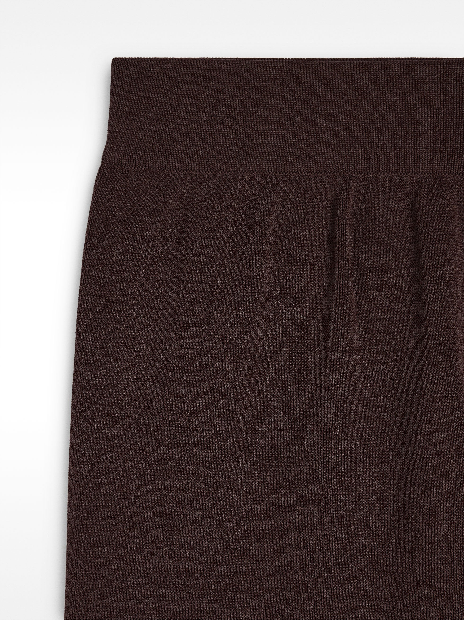 Pantalón De Punto Cropped