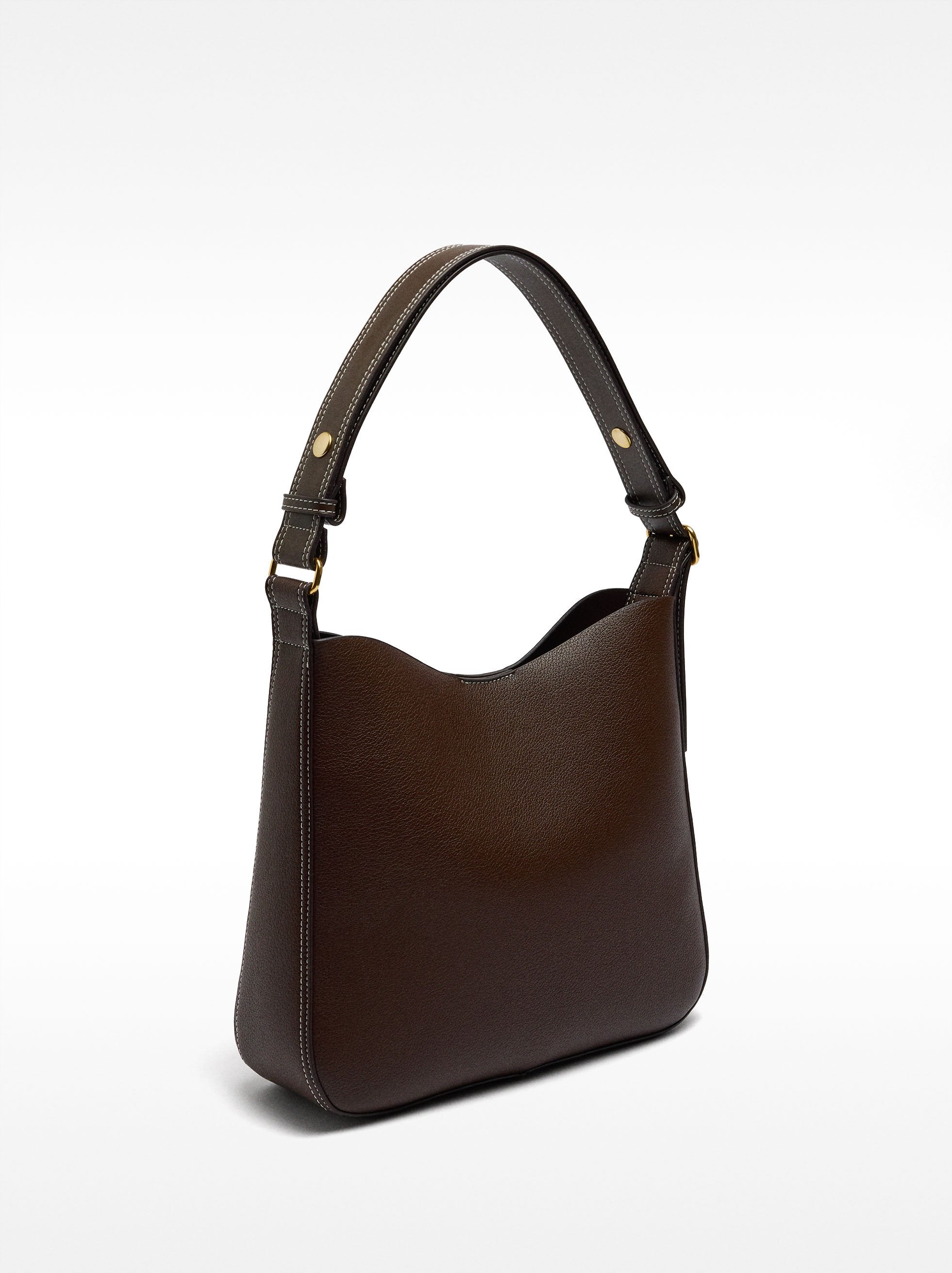 Bolso De Hombro Con Textura