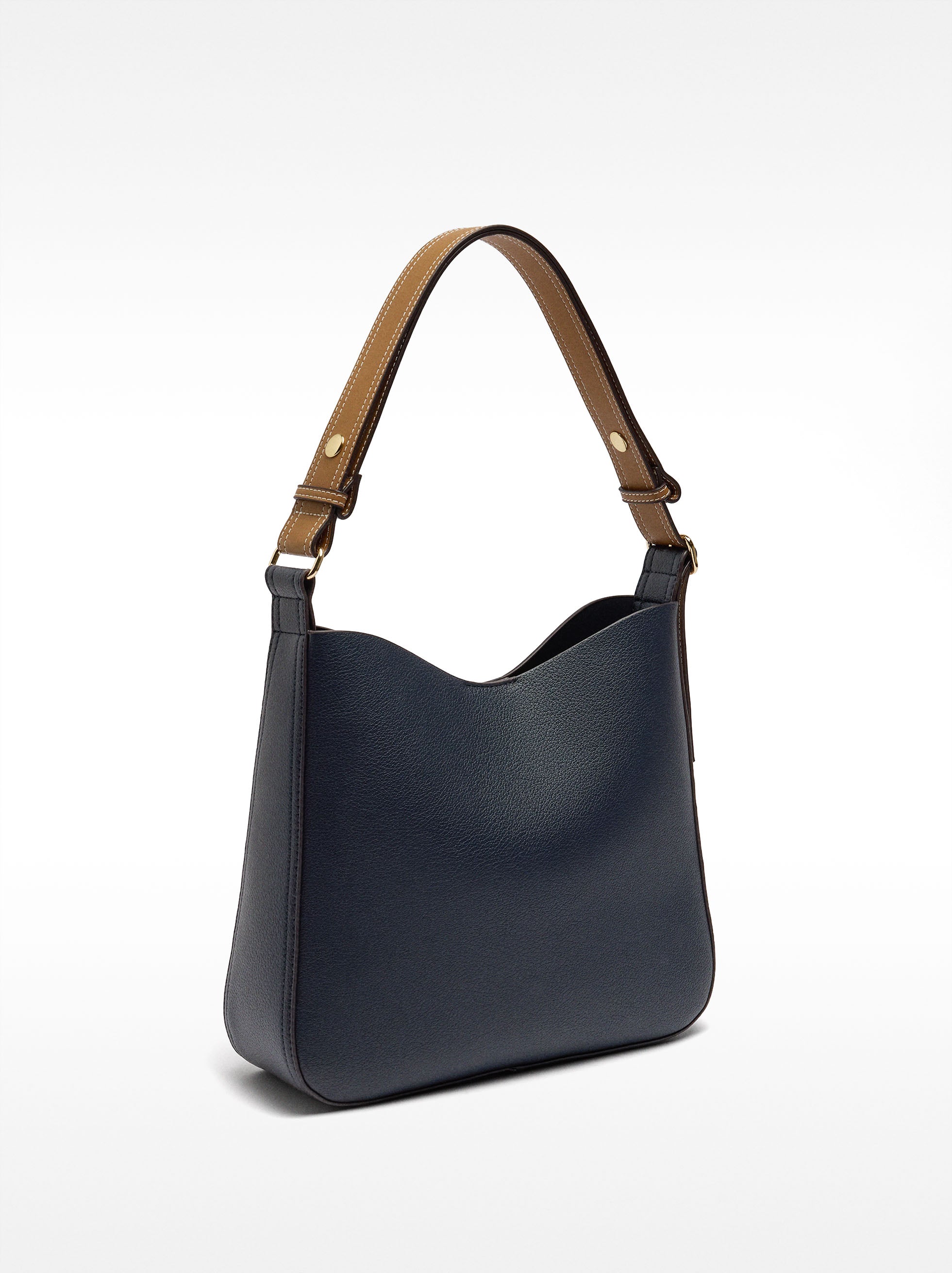 Bolso De Hombro Con Textura