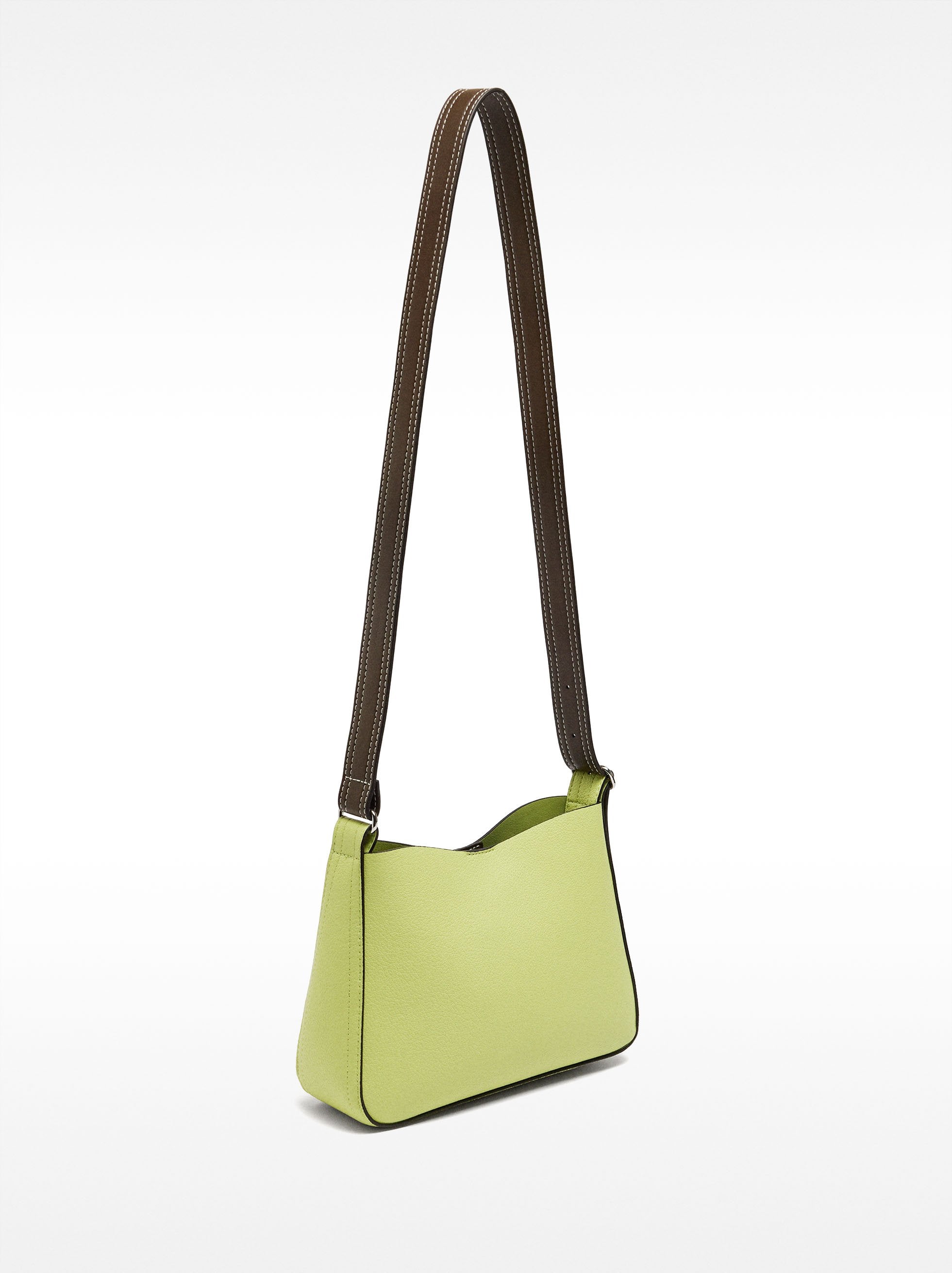 Bolso Bandolera Con Textura