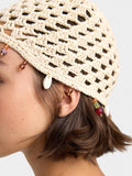 Gorro De Crochet Con Conchas
