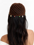 Gorro De Crochet Con Conchas
