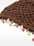 Gorro De Crochet Con Conchas