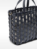 Bolso Tote Trenzado Con Nudos