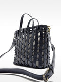 Bolso Tote Trenzado Con Nudos