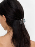 Pinza De Pelo Metálica Con Estrellas