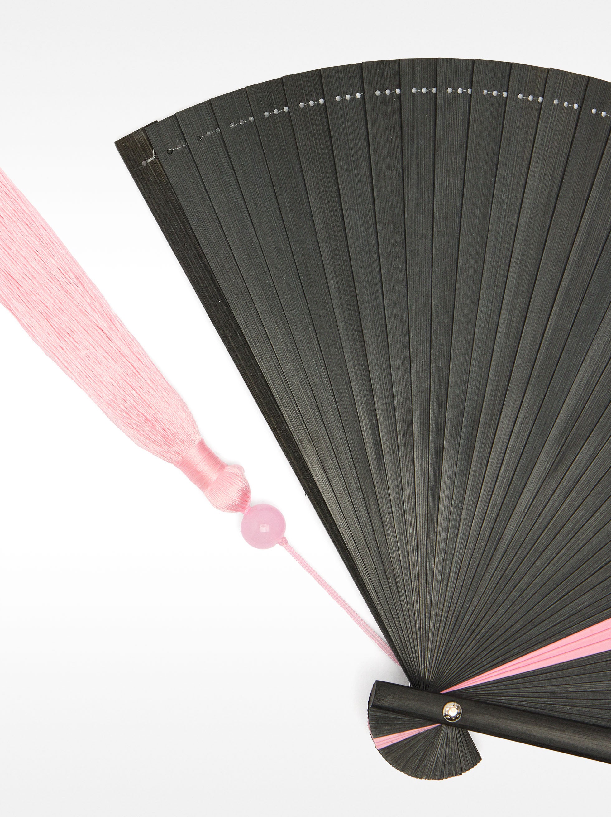 Abanico De Bambú Con Borla