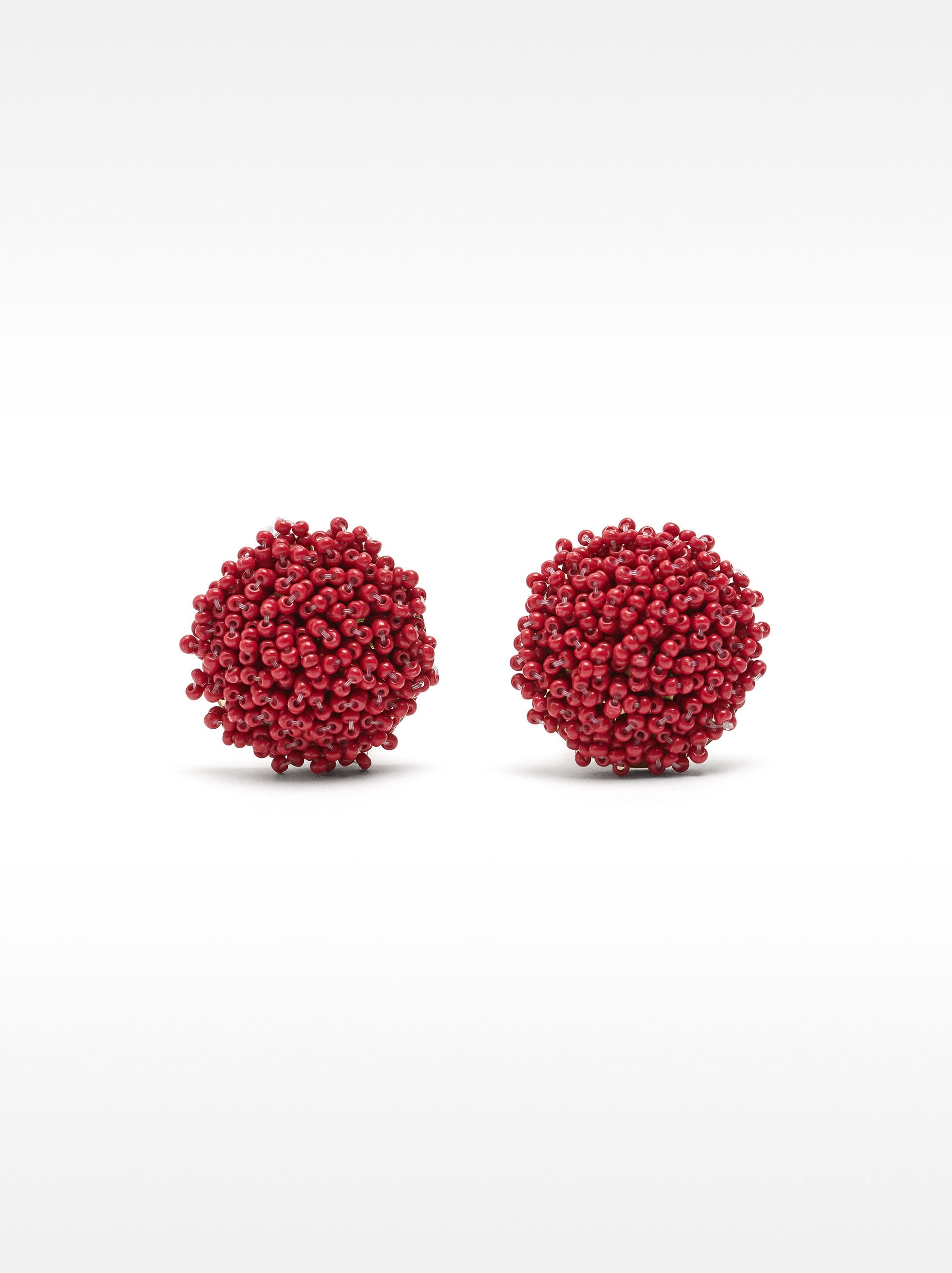 Pendientes Redondos Con Cuentas