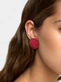 Pendientes Redondos Con Cuentas