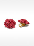 Pendientes Redondos Con Cuentas