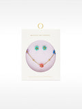 Set De Collar Y Pendientes Multicolor - Acero Inoxidable