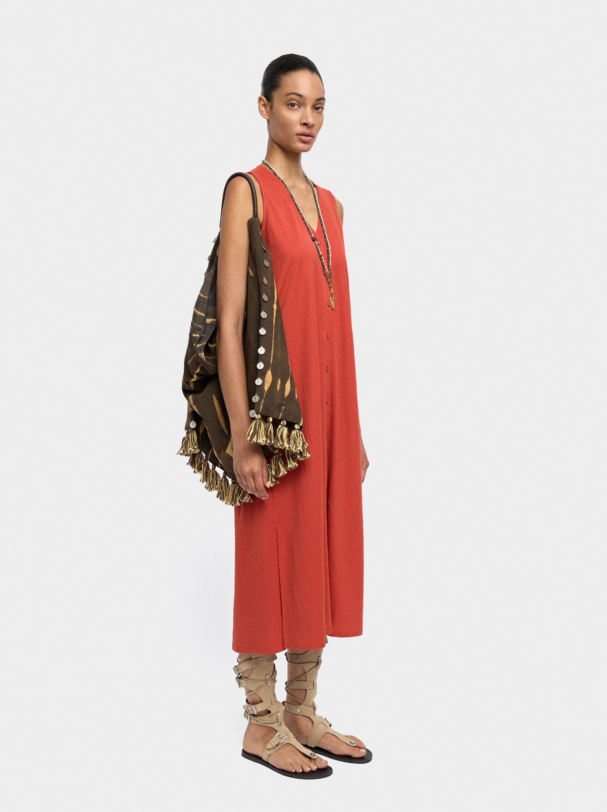 Vestido Con Botones